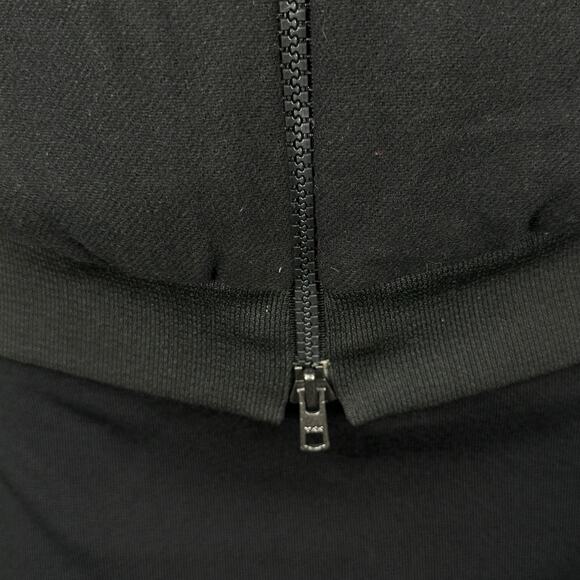 Adidas Yohji Yamamoto Bomber Jacket Womens Medium Black Wool Blend 2 Way Zipper - Picture 7 of 11